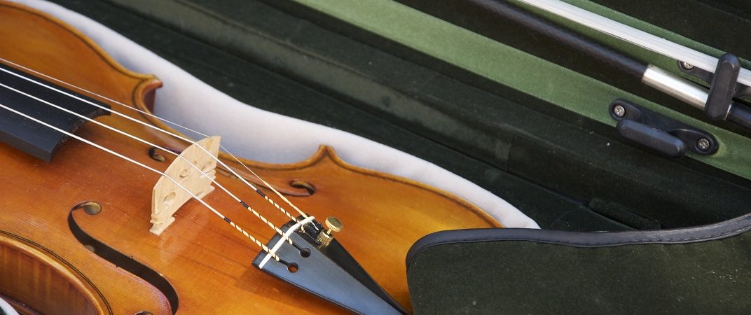 A custom-made violin from a violin maker