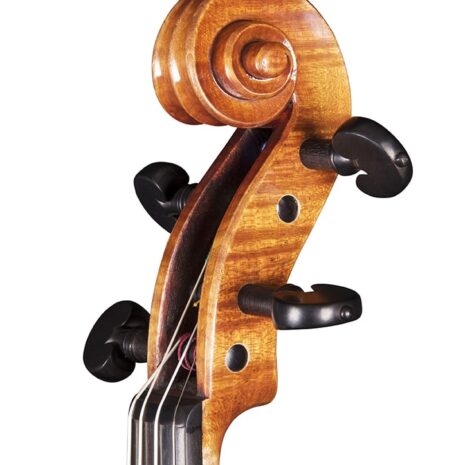 Kaiming Violin KMG scroll - three quarter view