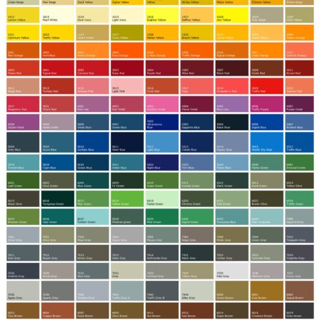 Bogaro & Clemente colour palette