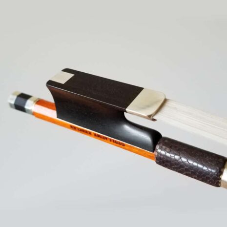 Travel violin bow by Guillaume Kessler - Frog from below