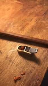 Violin bow by Guillaume KESSLER - on the workbench