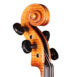 Lefthanded Passion Tradition Master violin scroll - three quarter view