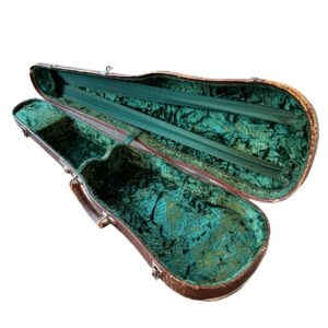 Etui “crocodile” brun en forme violon 4/4 (Déstockage – 80%)