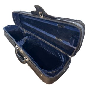 Violin case, 1/4-size in blue/black (40% off)