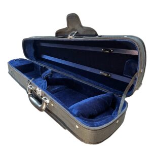 Violin case, 1/2-size in blue/black (20% off)