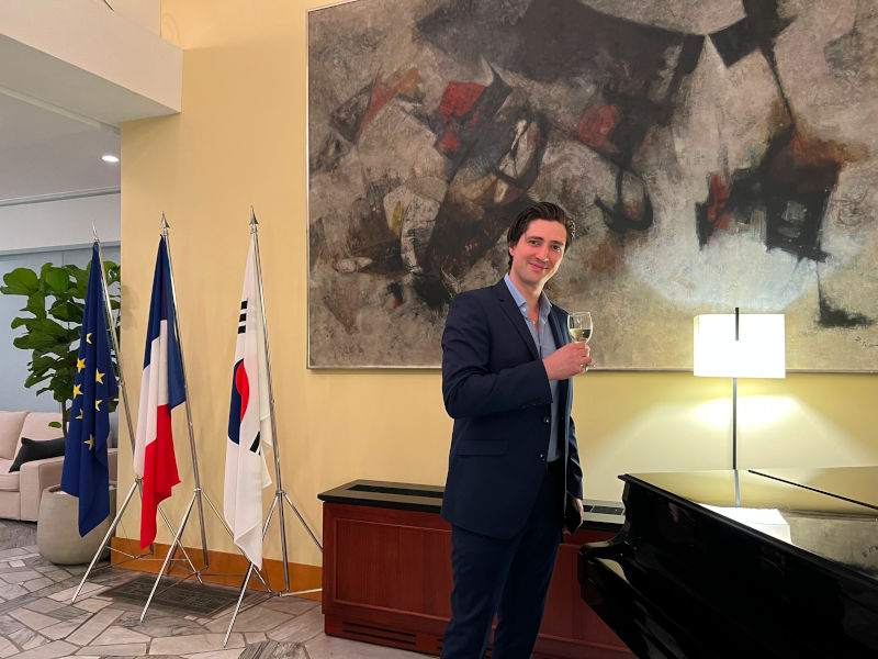 Guillaume KESSLER at the French Embassy in Korea